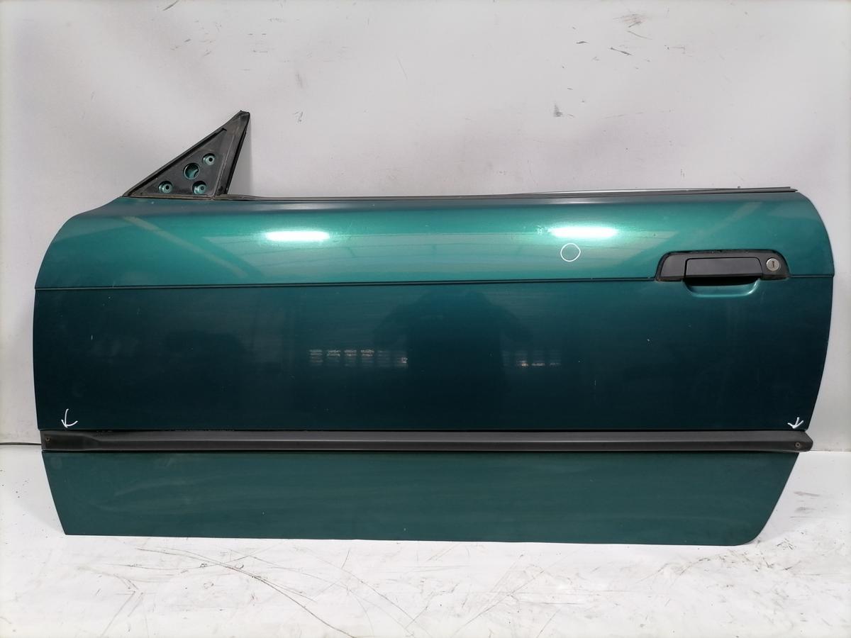 BMW E36 Coupe original T&uuml;r vorn links 266 Lagunengr&uuml;nmetallic Bj.1992